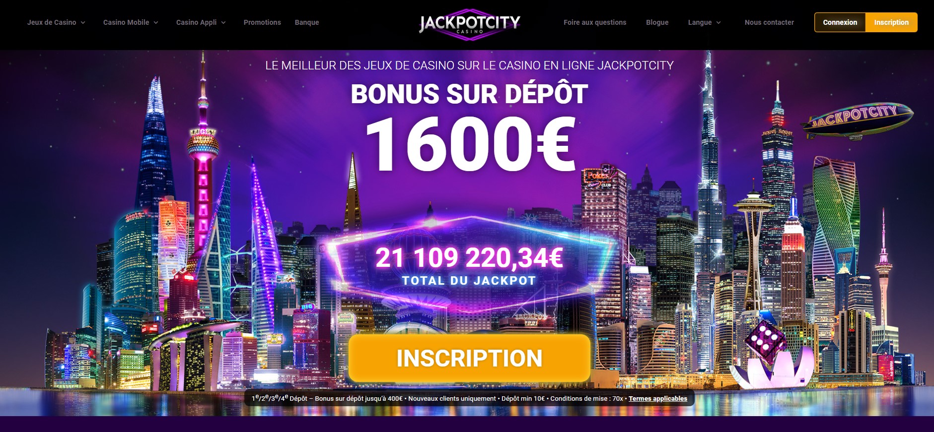 Pourquoi Jackpot city est le casino préféré en Auvergne ?